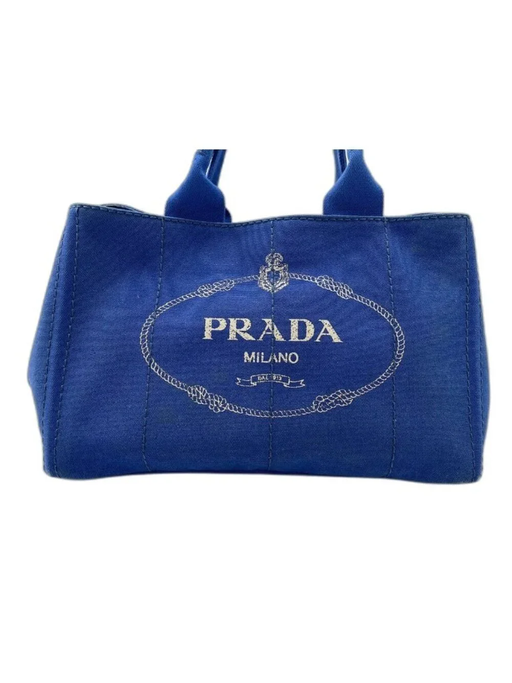 Prada Handbag Canapa Blue